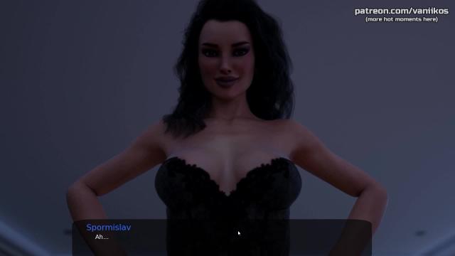 Cumming within a black-haired mother with a hot ass l my most sexy gameplay moments l milfy city l part